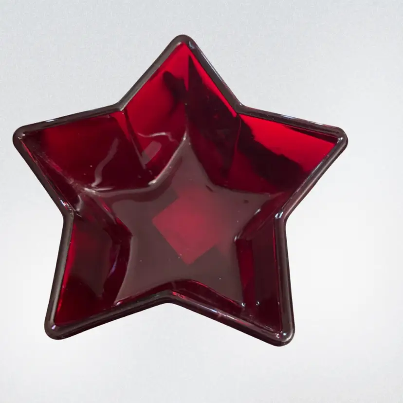Red Glass Star