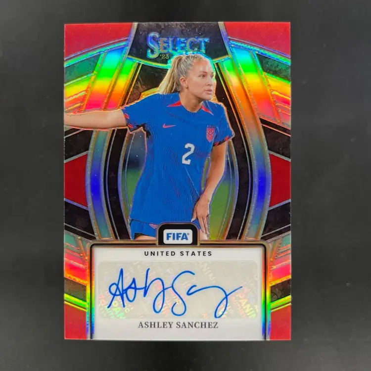 Ashley Sanchez 2023/24 Panini Select Prizm Signature Series Autograph USWNT Soccer Card