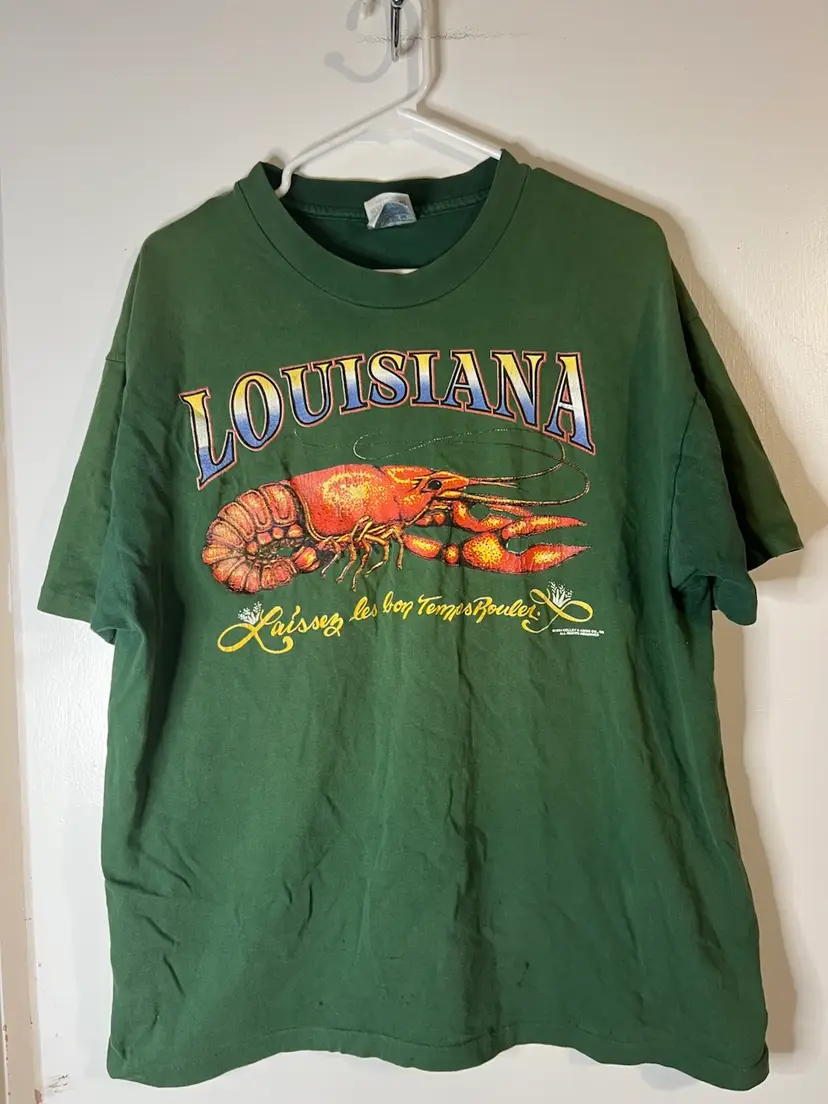 Vintage Men’s Xl Louisiana Crawfish Tshirt