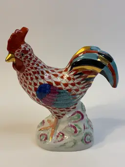 Herend Porcelain Rooster 5.5”