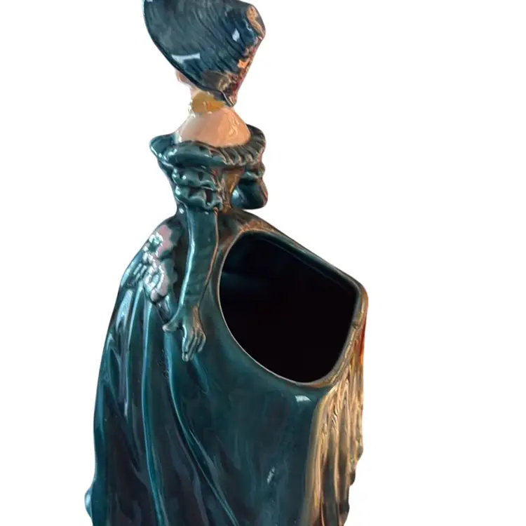 Vintage Lefton Lady Vase/ Planter