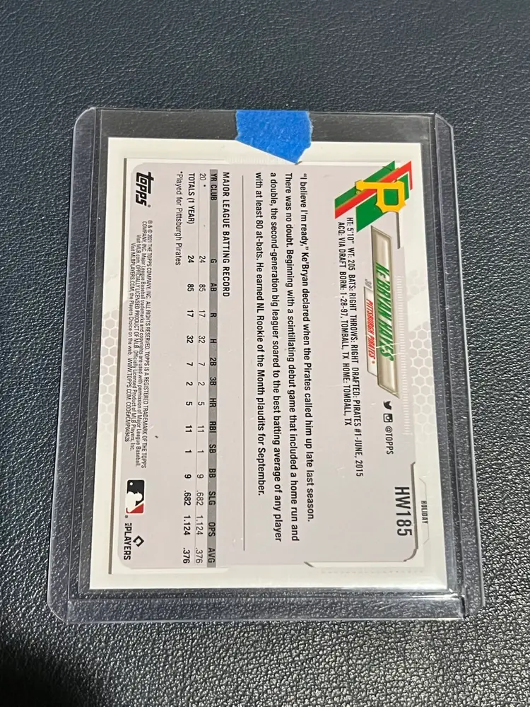 2021 Topps Holiday - Ke'Bryan Hayes SP Variation Parallel Santa Hat Pittsburgh Pirates