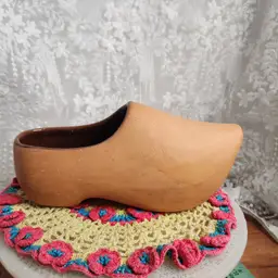 Wooden Shoe Planter