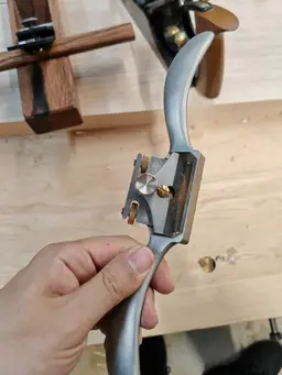 stainless steel spoke shave curved bottom