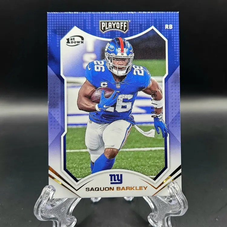 Saquon Barkley 2021 Playoff 1st Down /100 New York Giants