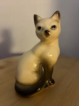 Vintage Siamese Cat Figurine