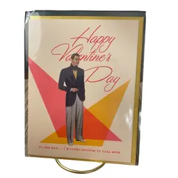 #01 Happy Valentine's Day Cards Sentiment "To the man...I'm lucky enough to call mine"