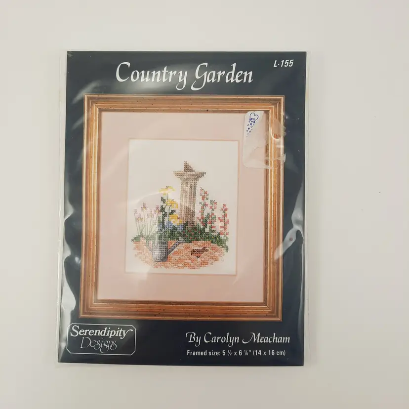 Country Garden Cross Stitch Kit by Carolyn Meacham Serendipity Designs