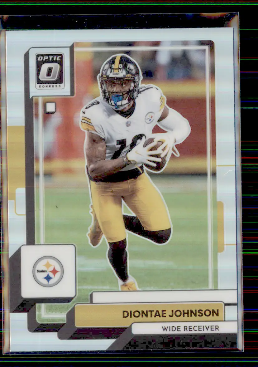 Diontae Johnson 2022 Donruss Optic Holo Silver #166 - Pittsburgh Steelers - (130-335)
