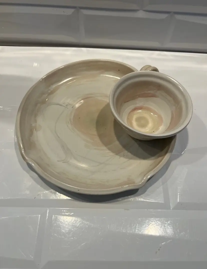 Chip & Dip Carole Burhorst Studio pottery