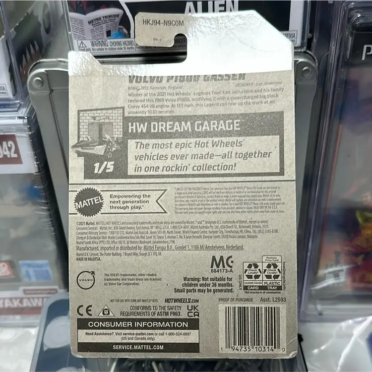 Hotwheel Volvo P1800 Gasser HW Dream Garage 1/5