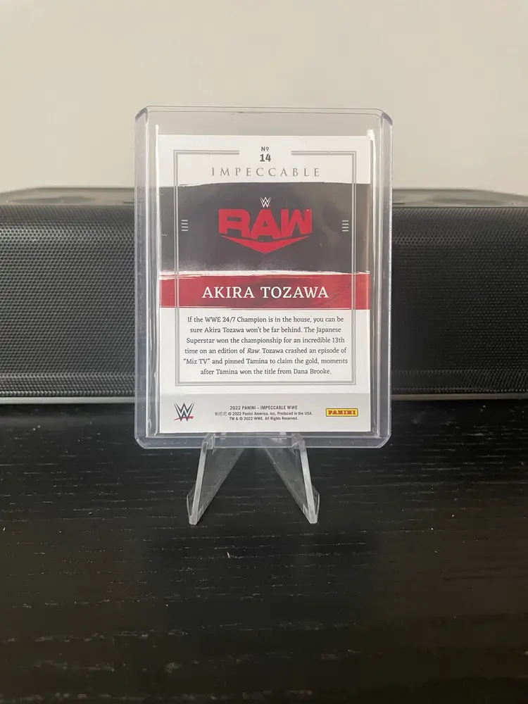 Akira Tozawa 2022 Immaculate Gold /10