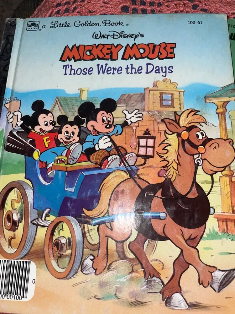 Vintage Trio Of Disney Books