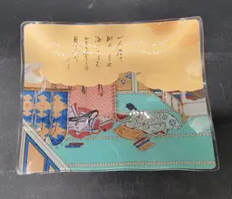 #01 - Asian Glass Trinket Dish