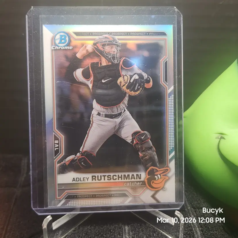 2021 Bowman Draft Chrome Refractor - Adley Rutschman Baltimore Orioles