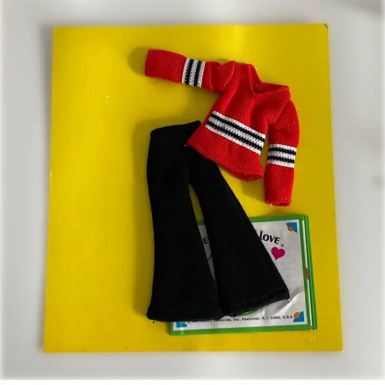 1971 Hasbro World Of Love Doll Outfit Still Attached To Cardboard NOS