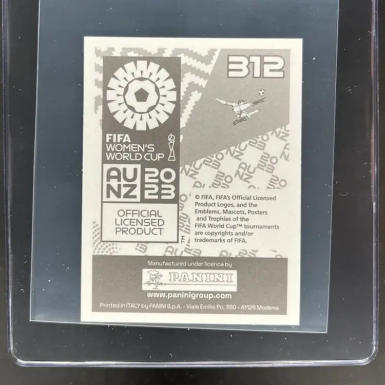 Naomi Girma 2023 Panini Women’s World Cup Sticker USA Soccer Card