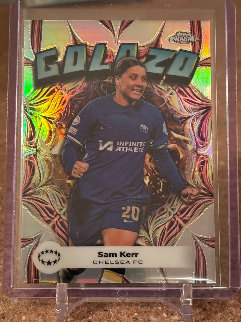 Sam Kerr 2023-24 Topps Chrome Golazo GZ-4 Chelsea Australia