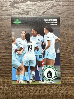 Lynn Williams 2024 NWSL Parkside Pronto 49 Black /10 Gotham City Soccer Card