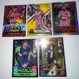 Lionel Messi 5 Card Lot