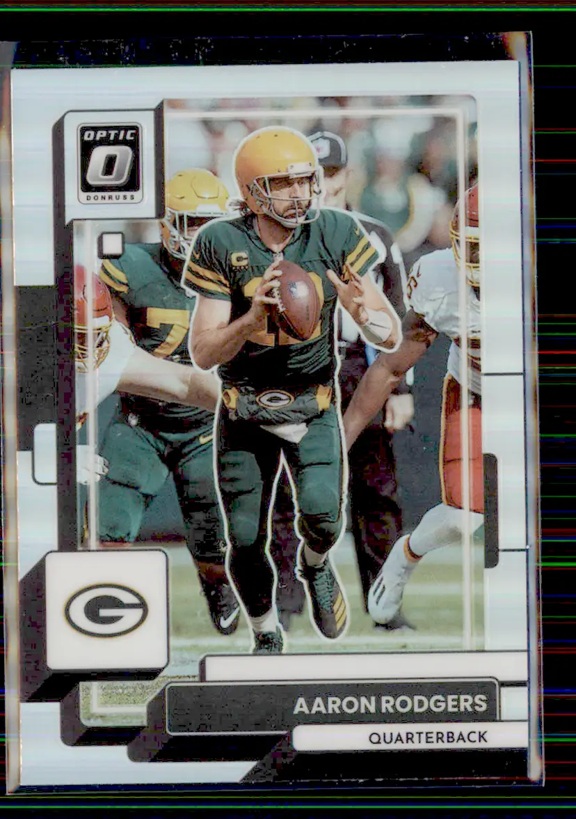 Aaron Rodgers 2022 Donruss Optic Holo Silver #70 - Green Bay Packers - (130-324)