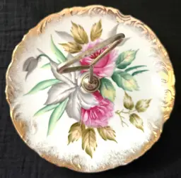 Vintage Floral Serving Plate - Made In England By Shafford