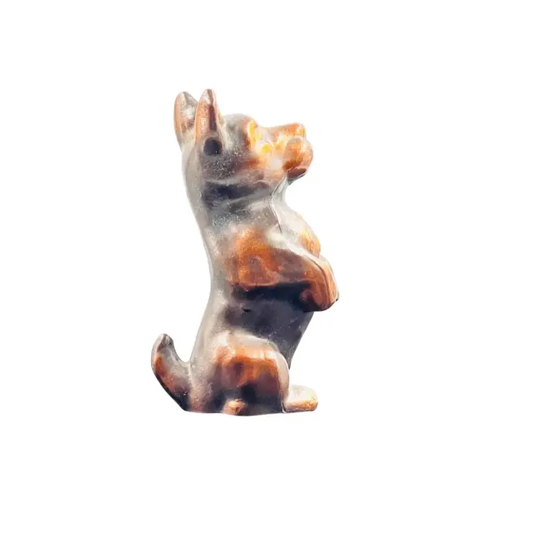 Bronze Scottish Terrier Scottie Dog “Sitting Pretty”  4.25x1.5x2” - Hollow