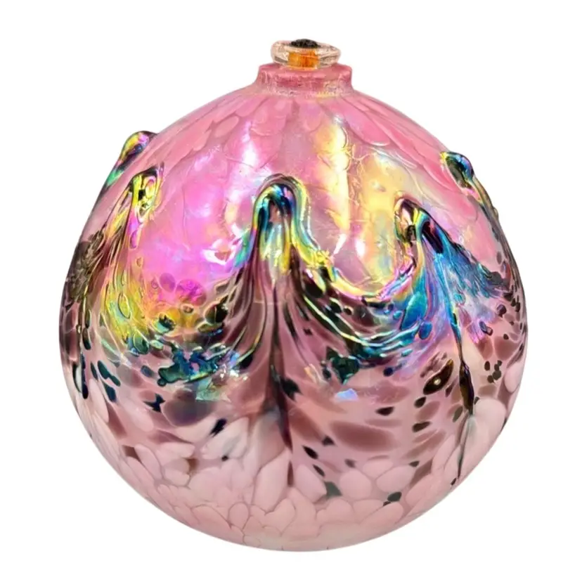 The Original Mount Saint Helens Ash Glass Oil Lamp