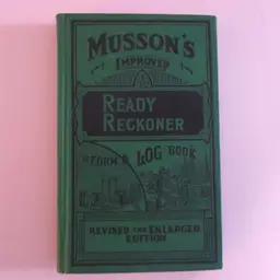 Vintage Book Mussons Improved Ready Reckoner 1938 Shopkeepers Sales People