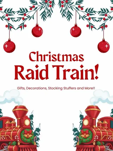 Christmas Raid Train!!! Decor/ornaments, Toys, Pokémon Plush Disney Wonder Box Of Cards!
