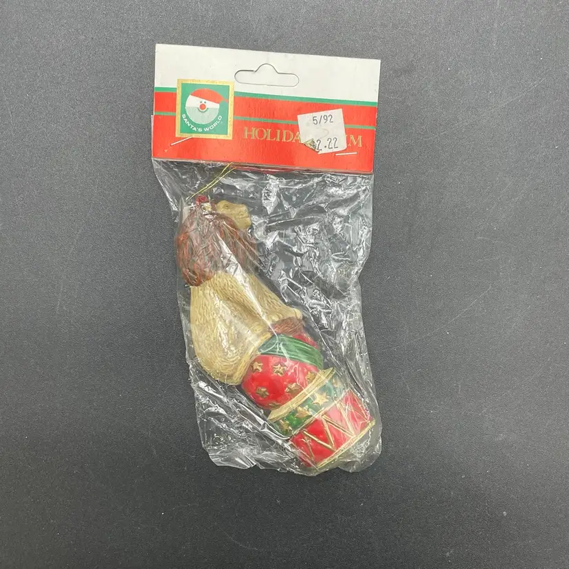 Kurt Adler Lion Circus Performer Plastic Christmas Ornament VTG New Old Stock