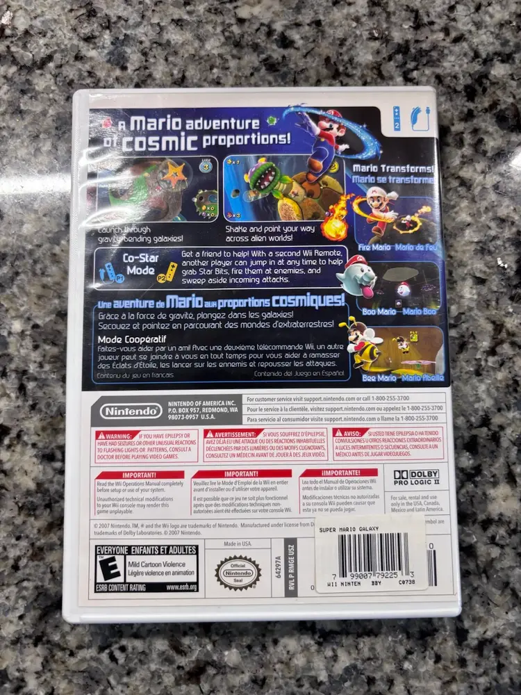 Super Mario Galaxy Wii