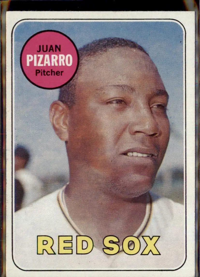 1969 Topps #498 Juan Pizarro - (pk3) - Boston Red Sox