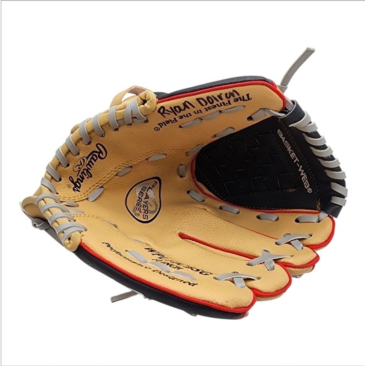 Rawlings Players Series WPL10CBSG 10" youth baseball glove Black & tan color Right-handed throw