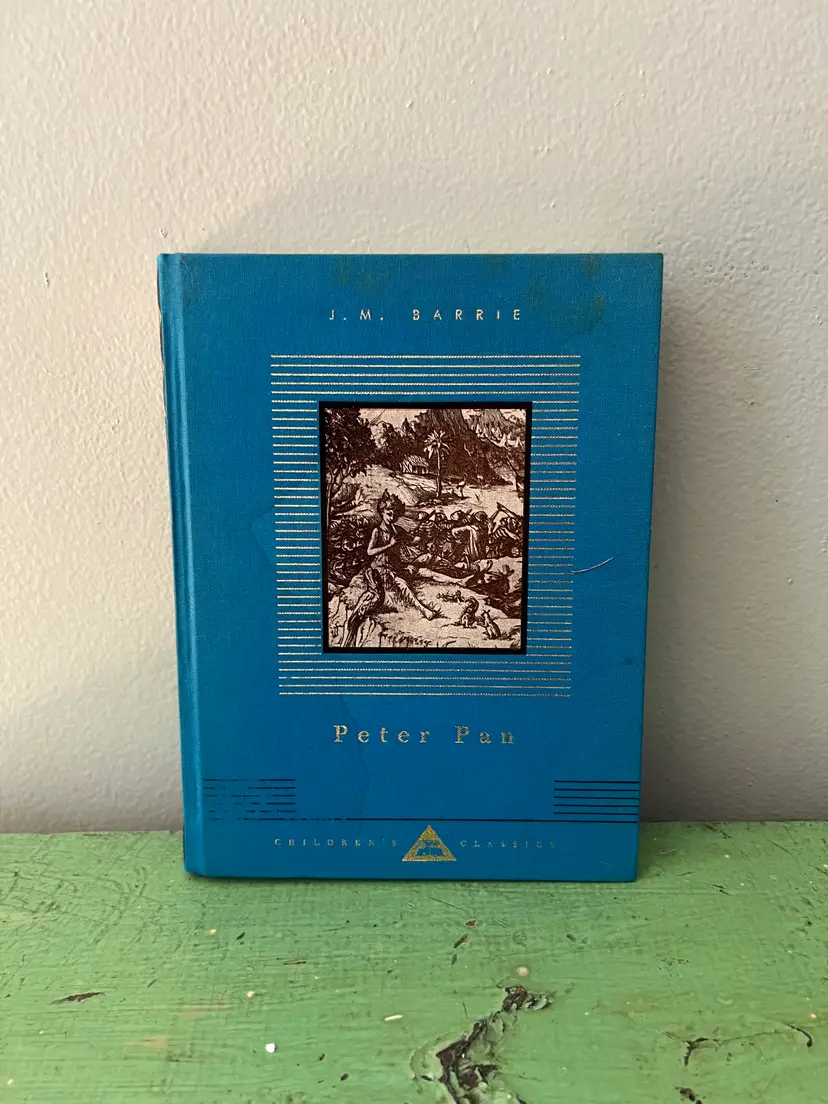 Peter Pan by J.M. Barrie. Every Man's Library Children's Classics 1992 Printing. Blue Cloth Bound HC. Vintage