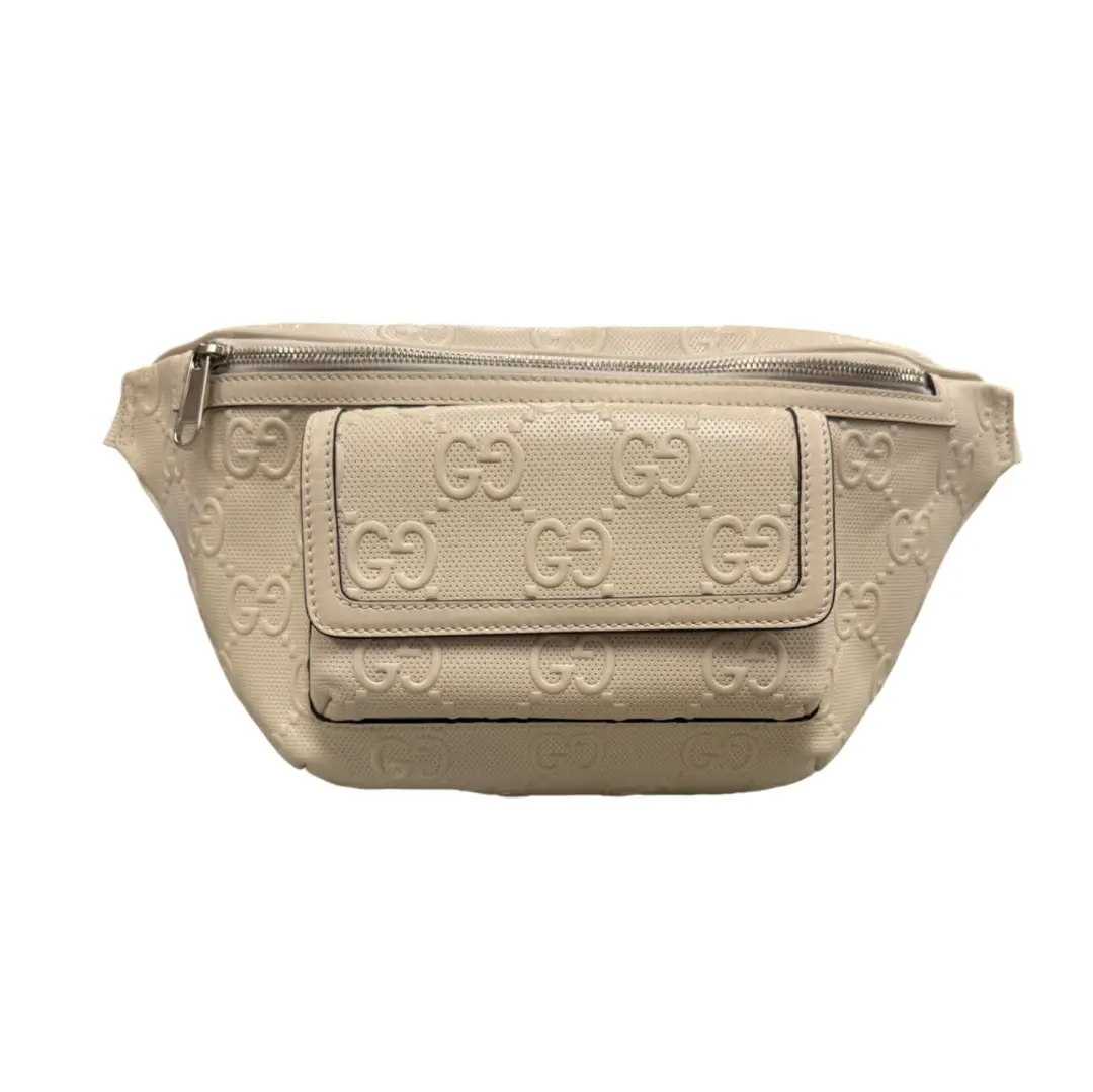 Gucci Cream Leather Belt Bag