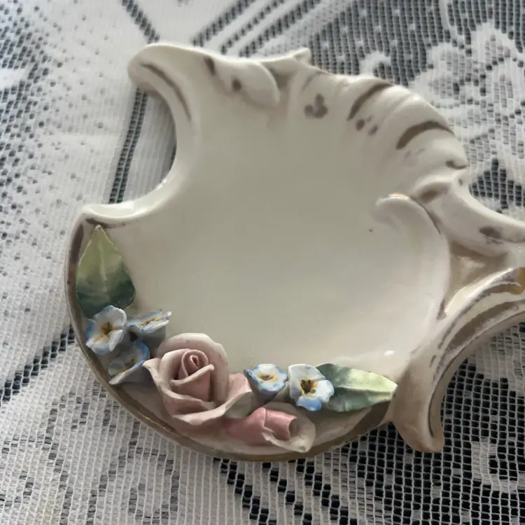006 Cordey Porcelain Dresser Tray - Pair
