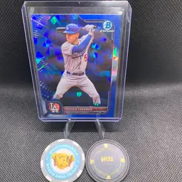 Freddie Freeman 2022 Bowman Chrome Sapphire Los Angeles Dodgers