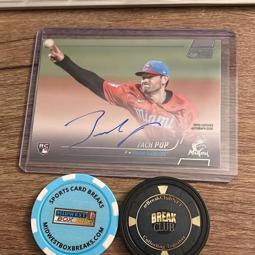 Zach Pop
2022 Stadium Club auto Miami Marlins