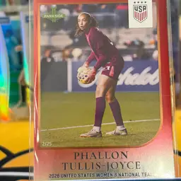 Phallon Tullis-Joyce 2026 Parkside USWNT The Squad Team Set Red /25