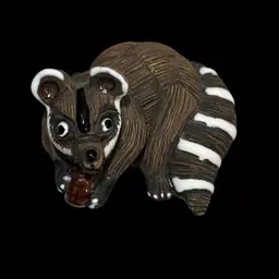Peru Clay Raccoon