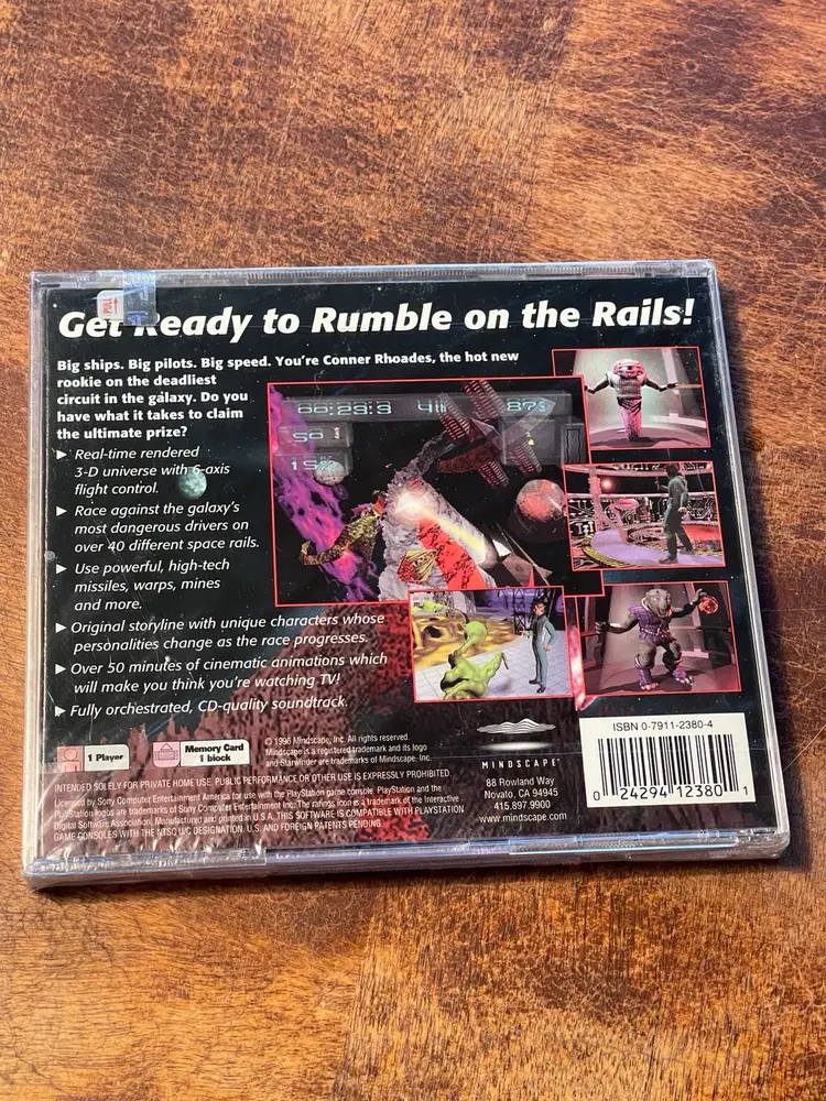 Starwinder: The Ultimate Space Race Sony PlayStation 1 FACTORY SEALED PS1