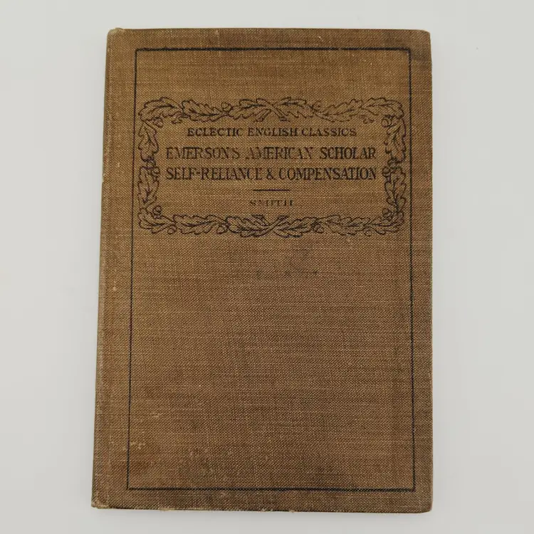 Eclectic English Classics American Scholar Ralph Waldo Emerson 1921 Hardcover