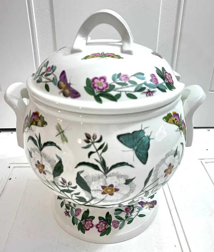 Vintage Portmeirion Botanical Garden Soup Tureen with Ladle