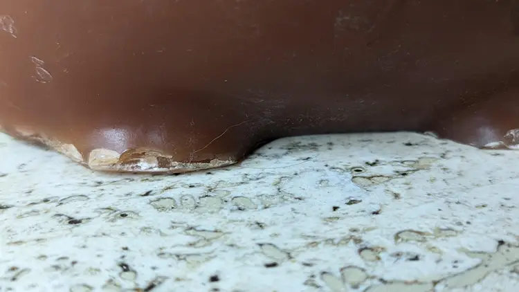 Vintage unburned 60's/70's Large Owl Candle Orange Brown .