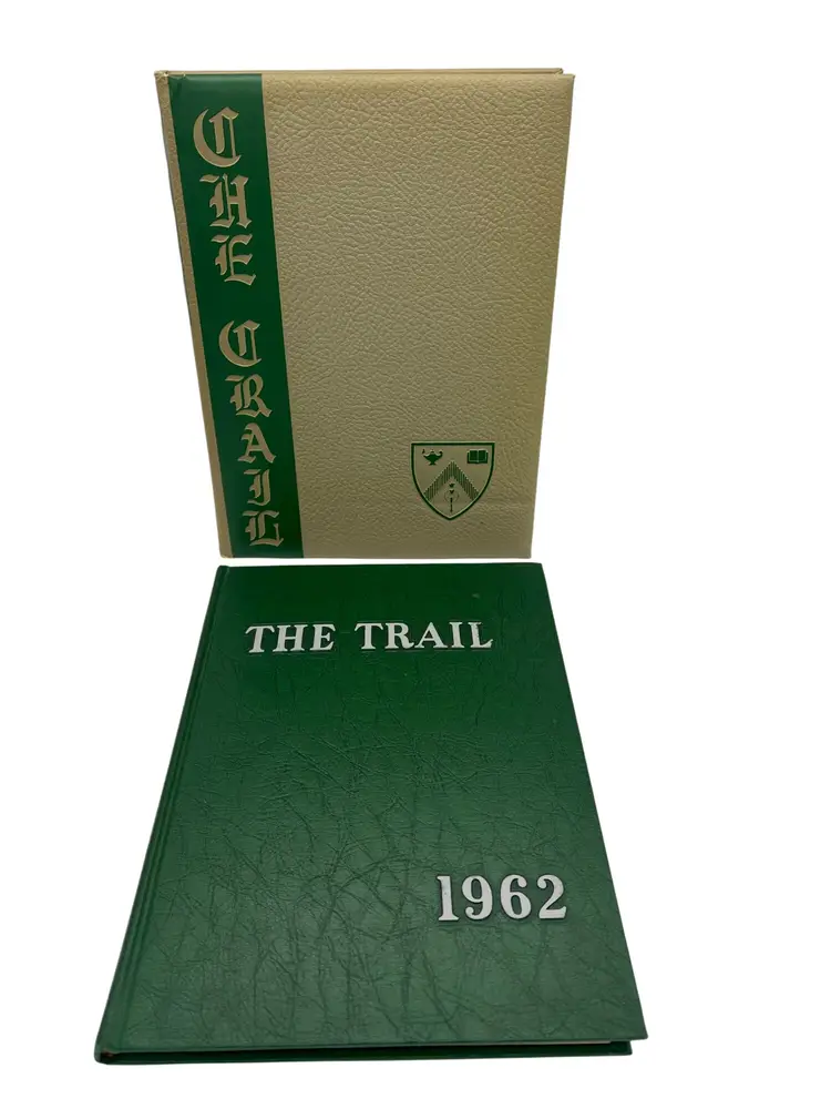 1961 1962 Berkshire School The Trail Yearbooks Sheffield MA Peter Kellogg Prep