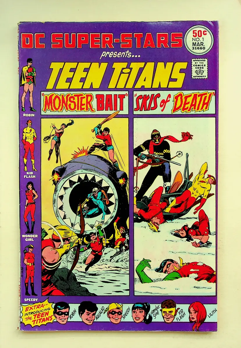 DC Super Stars Presents #1 - Teen Titans (Mar 1976, DC) - Very Good/Fine