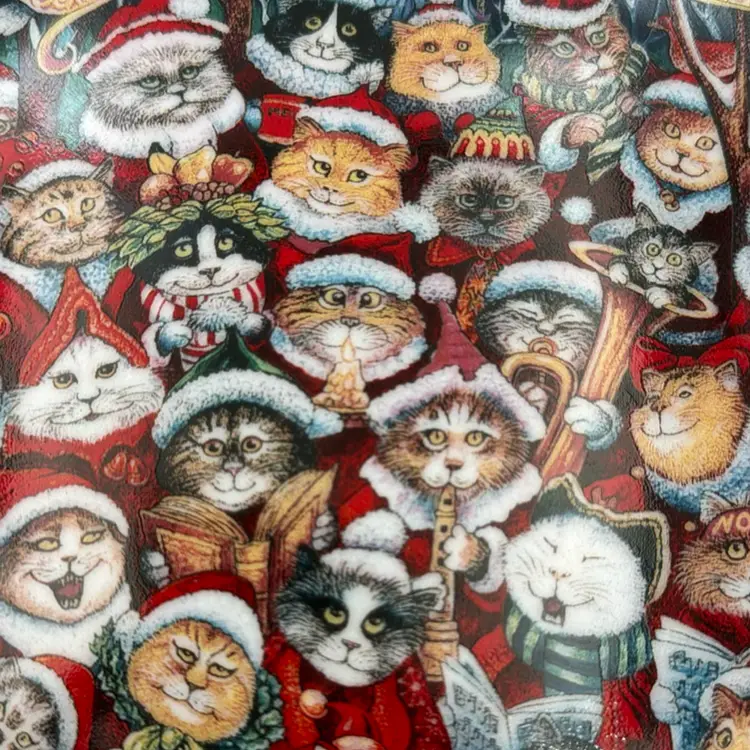 Vintage Franklin Mint Santa Cats So Adorable