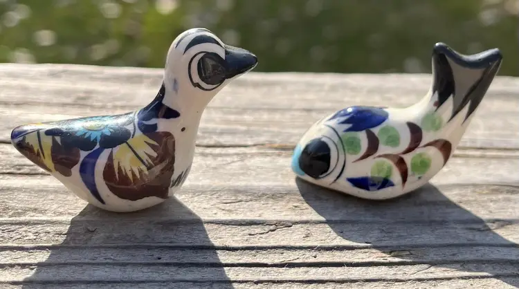 Mexican Pottery Fish & Bird