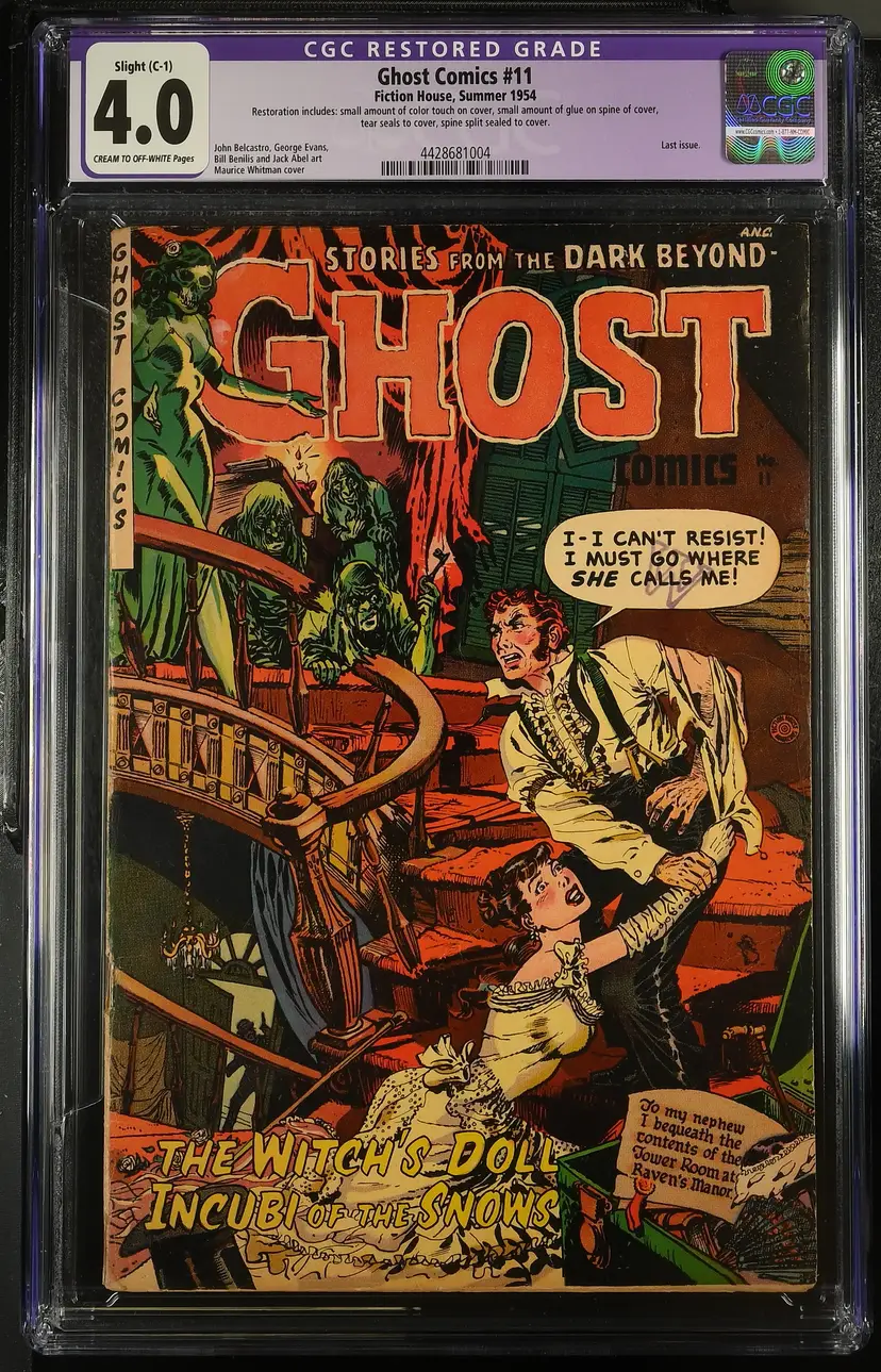 Ghost Comics #11 CGC 4.0 Restored